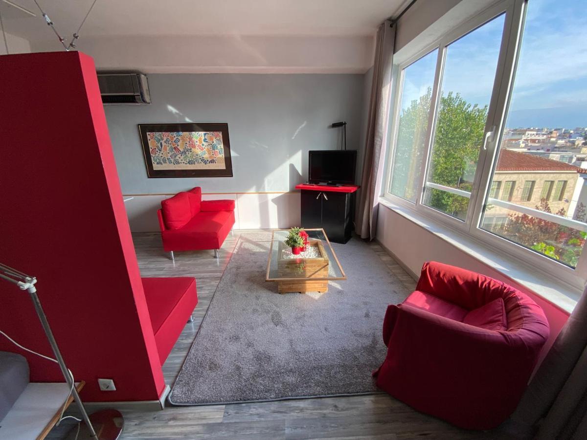 Red Grey Loft Apartment Atena Exterior foto